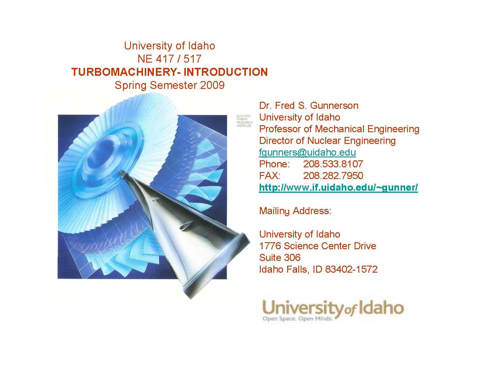 Turbomachinery