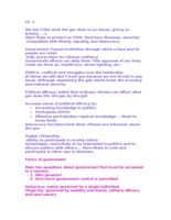Ch. 1-4 HOW GOV WORKS REVIEW