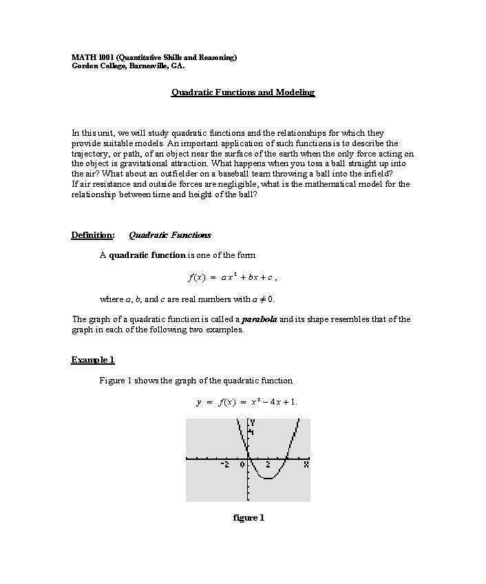 Quantitative Skills & Reason