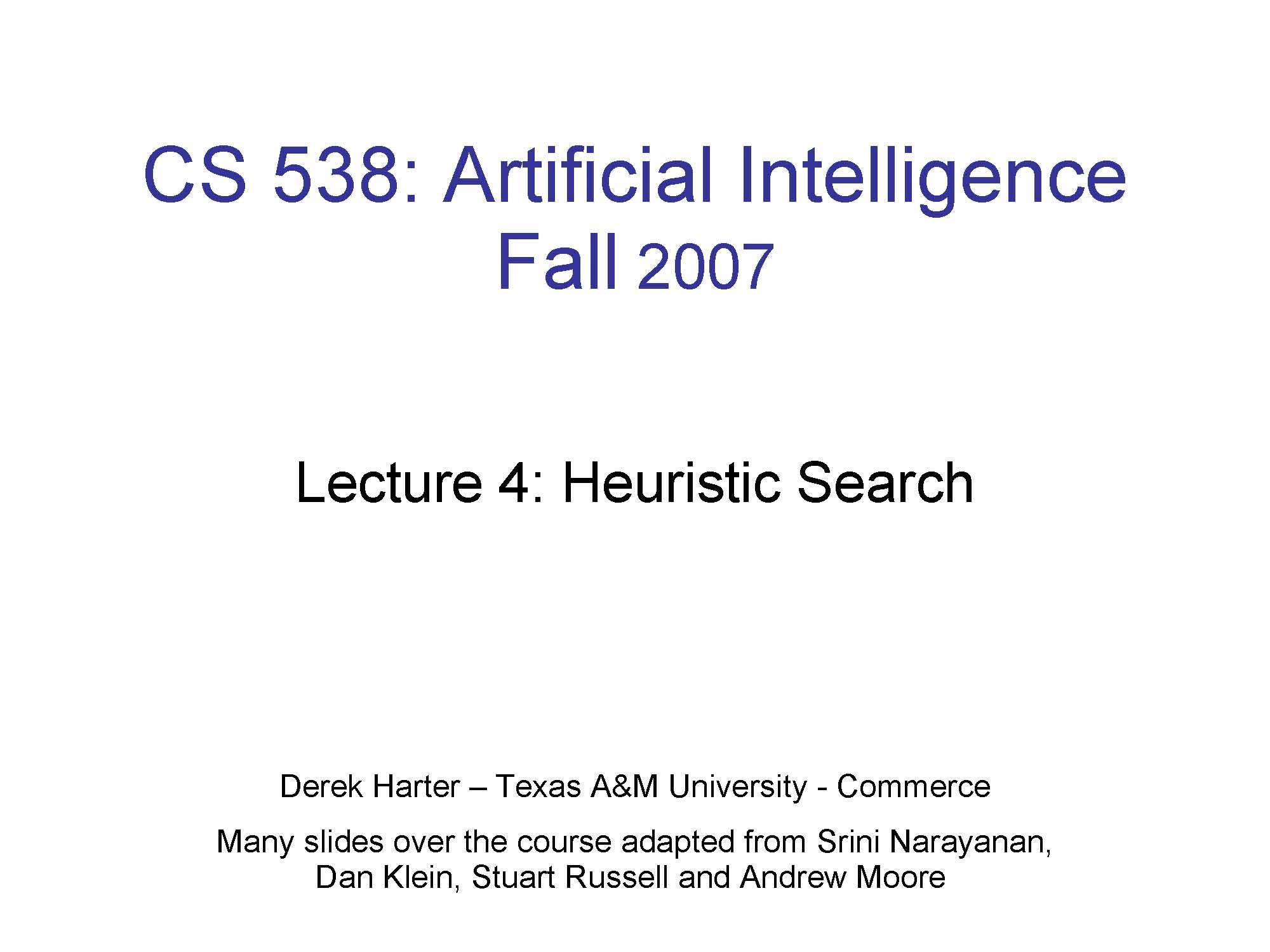 Artificial Intelligence