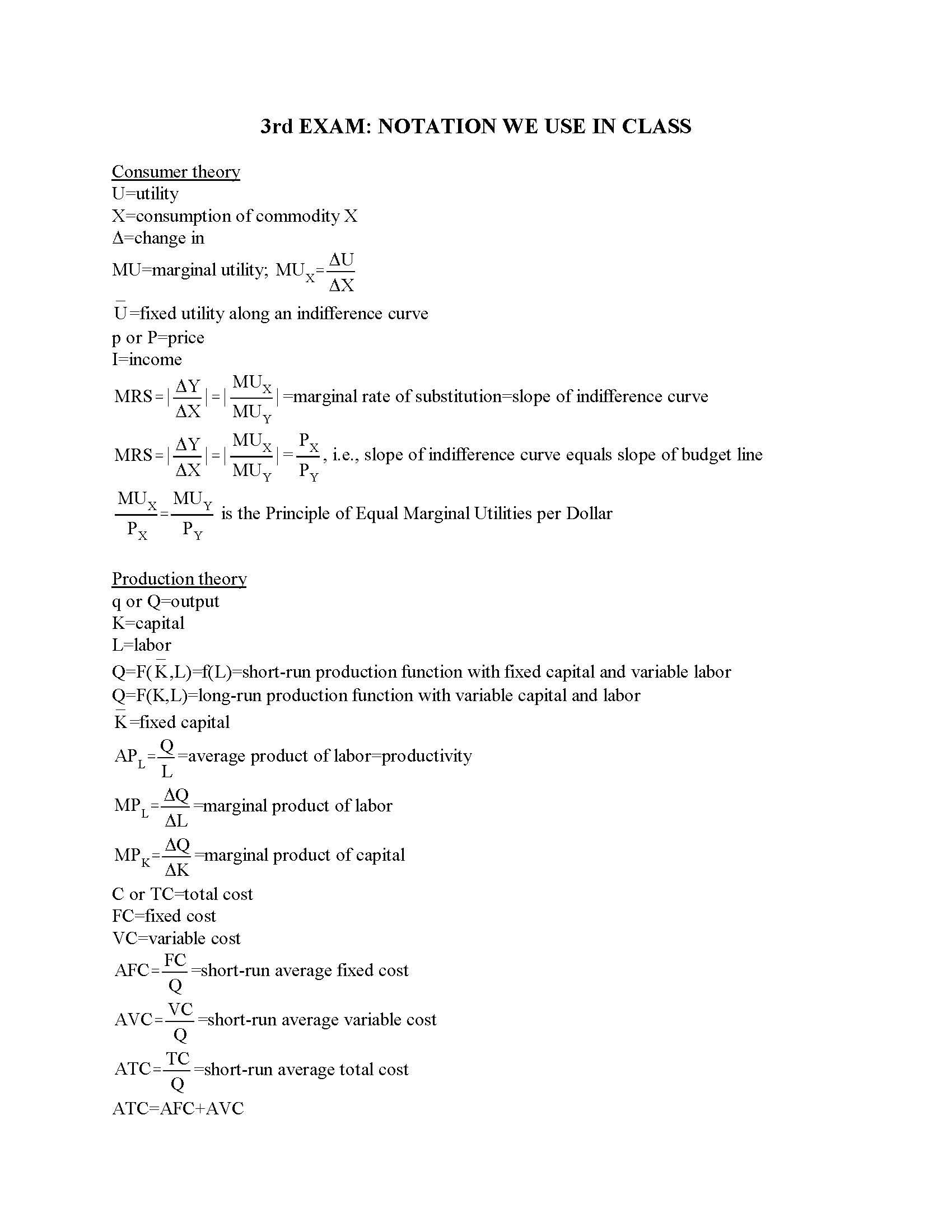 Principles of Microeconomics