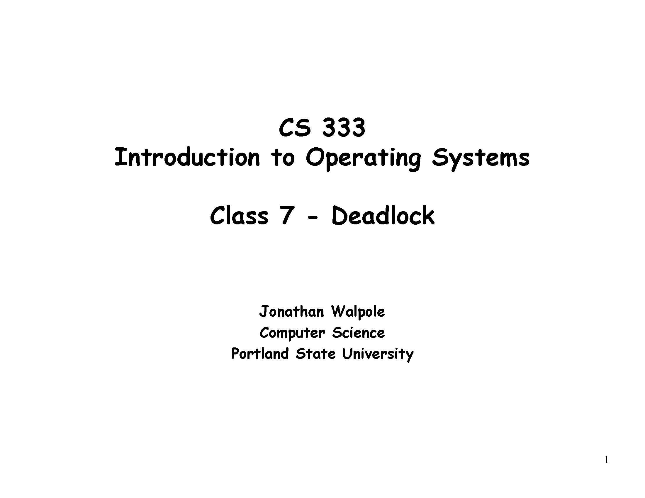INTRO TO OPERATING SYSTEMS