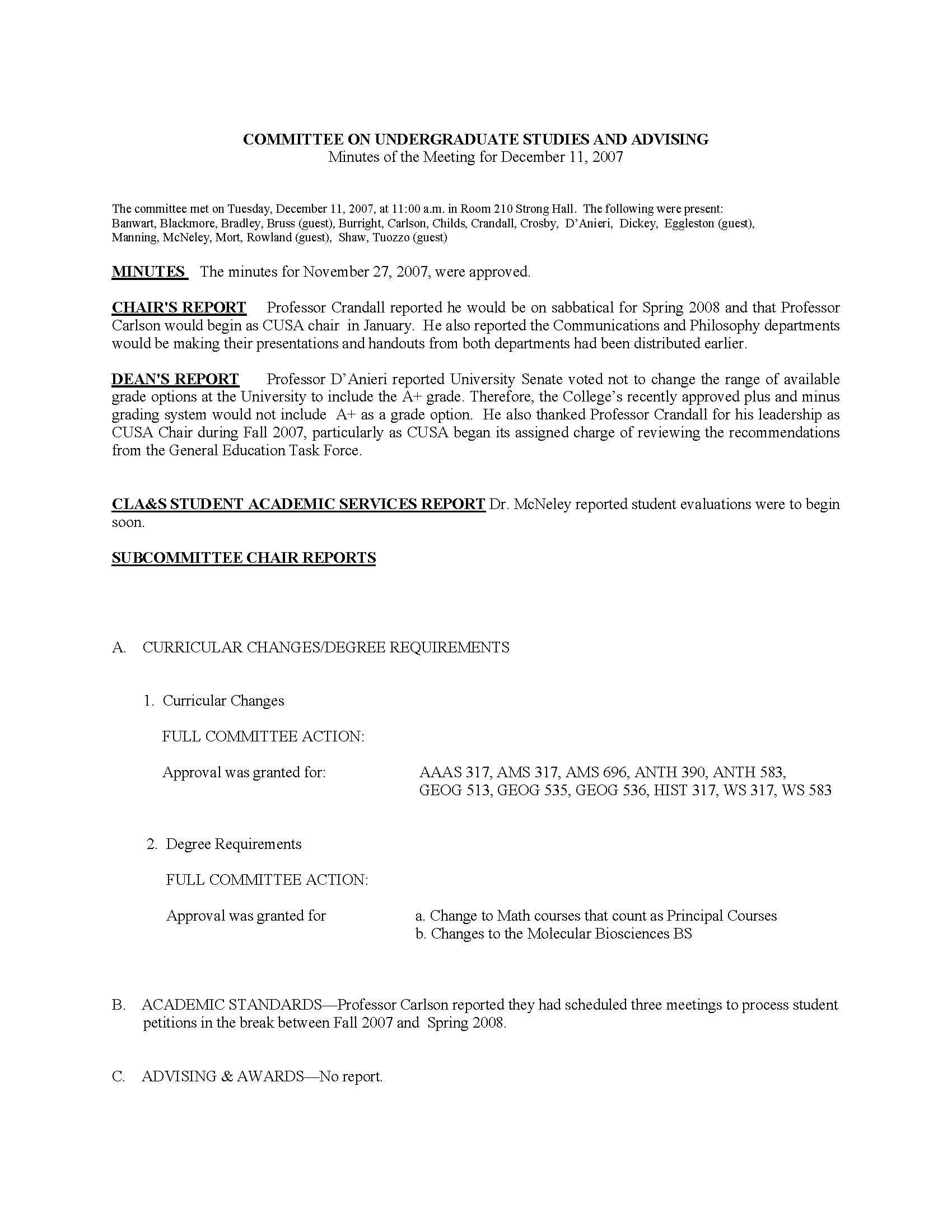 Musical Performanc for Actor I