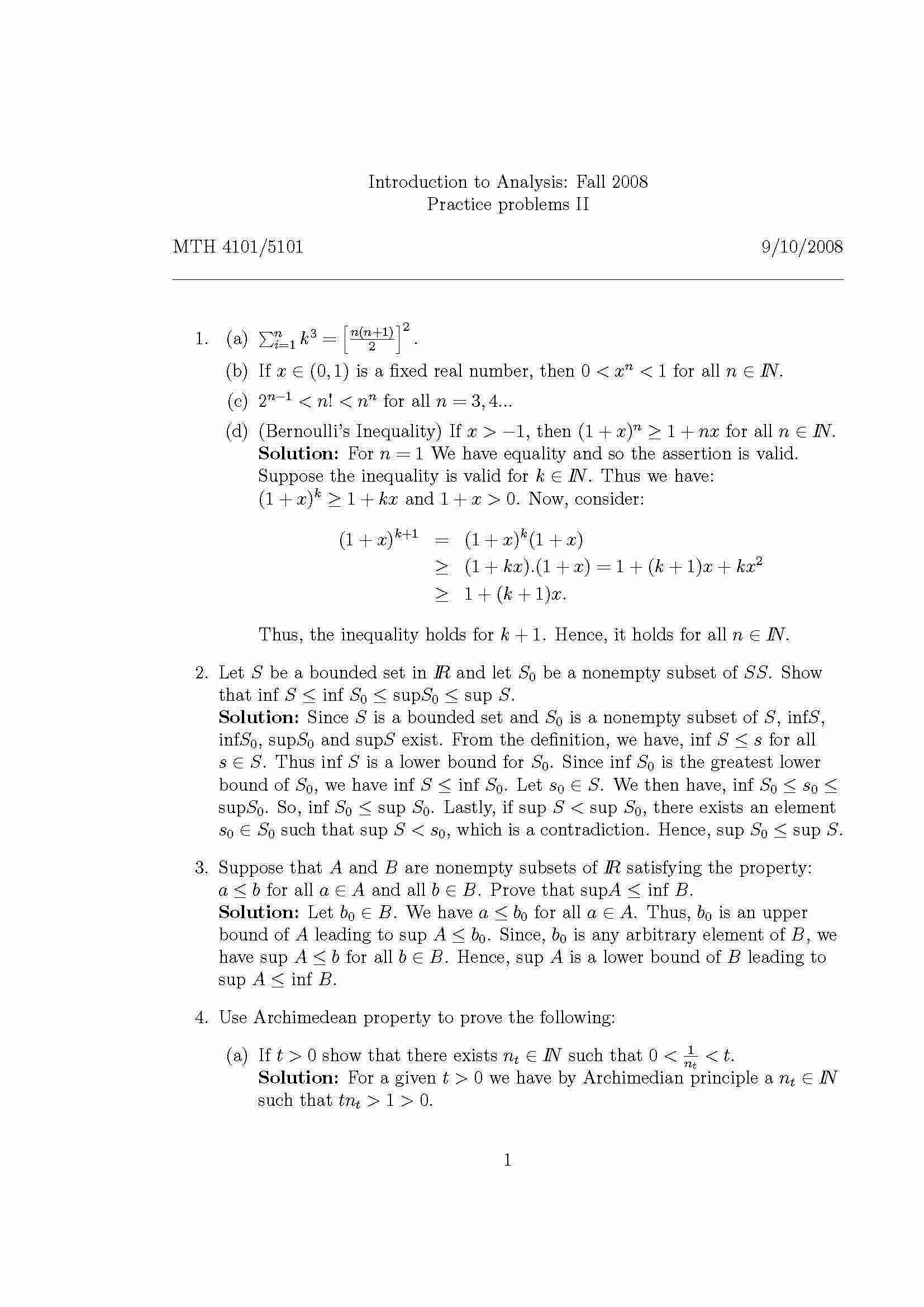 Introductory Analysis