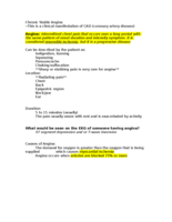 Chronic Stable Angina