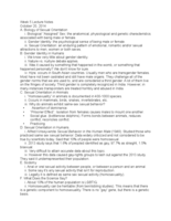 Lecture Notes: Weeks 5, 6, and 7