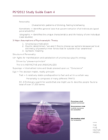 PSY2012 Study Guide for Exam #4