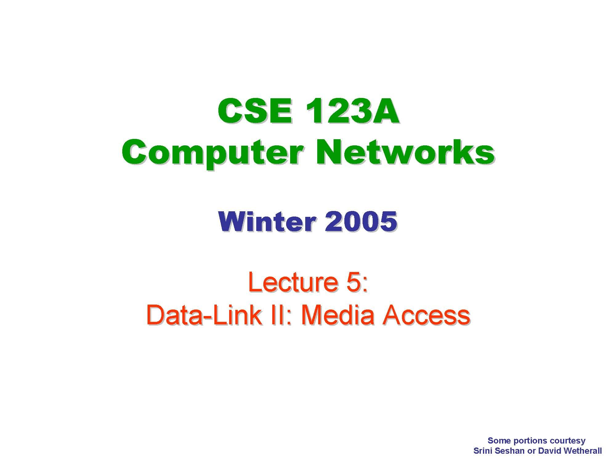 Computer Networks
