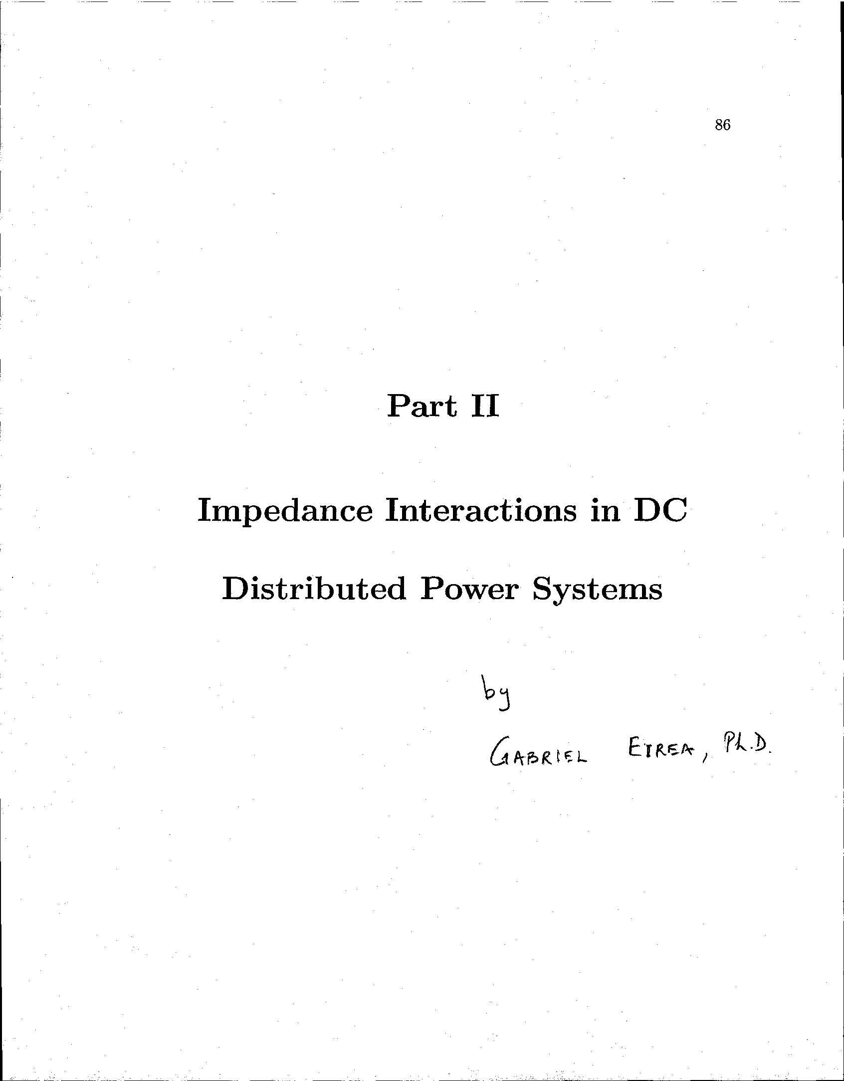 POWER ELEC SYS DE II