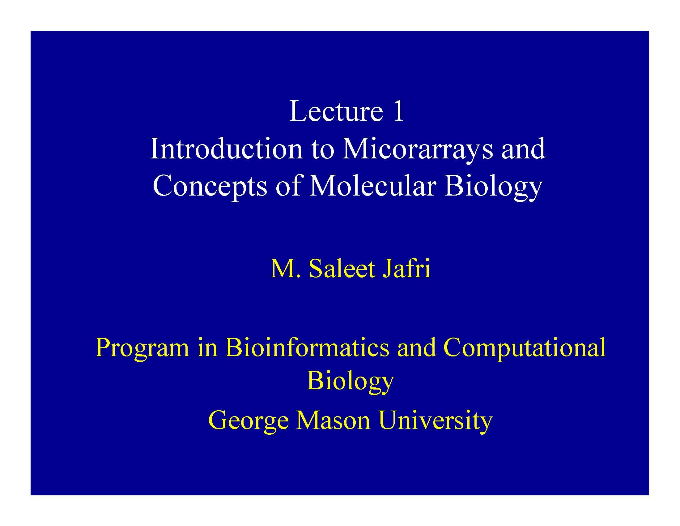 Microarray MethAnalysis