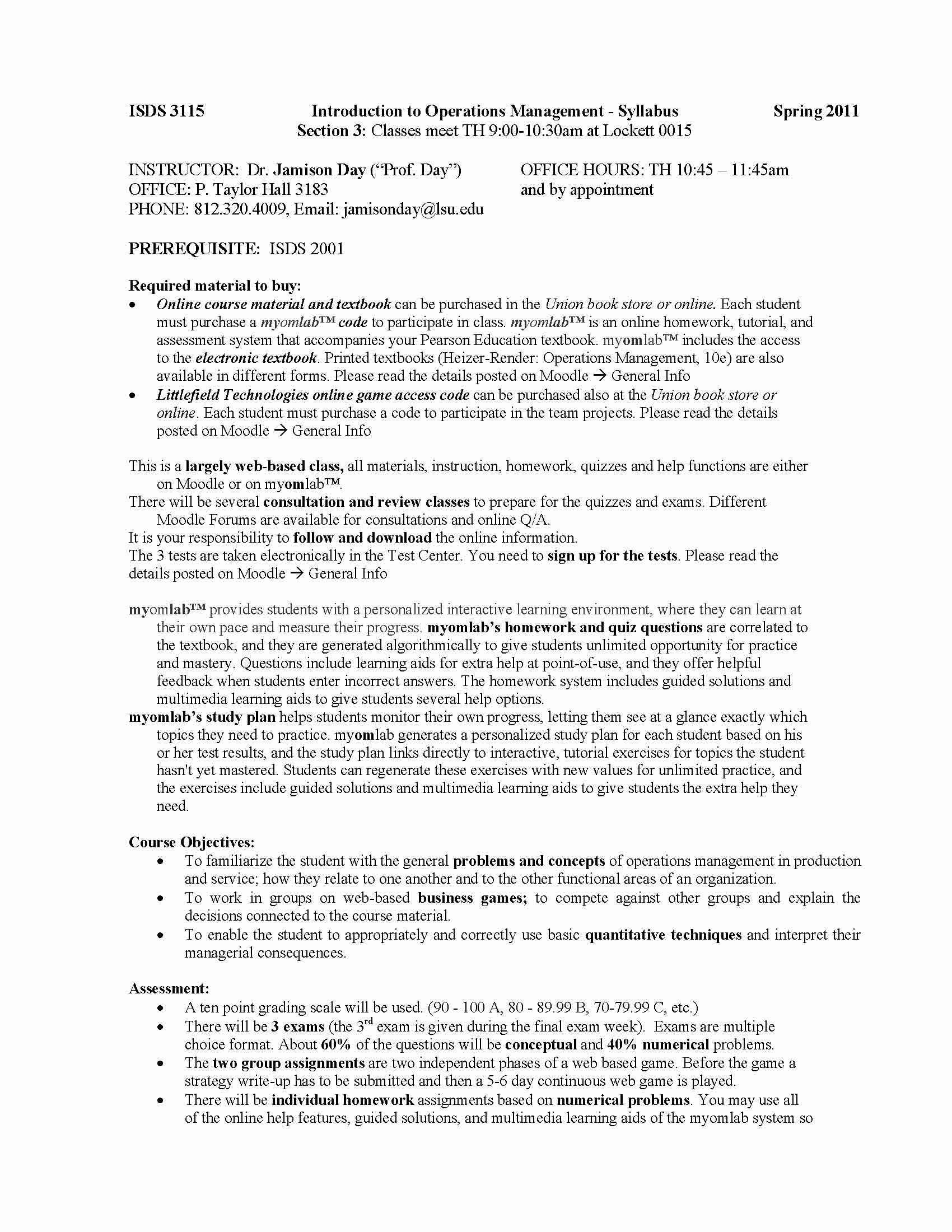 INTR OPERATIONS MGT