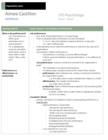 Chapter 4- Job Analysis and Performance