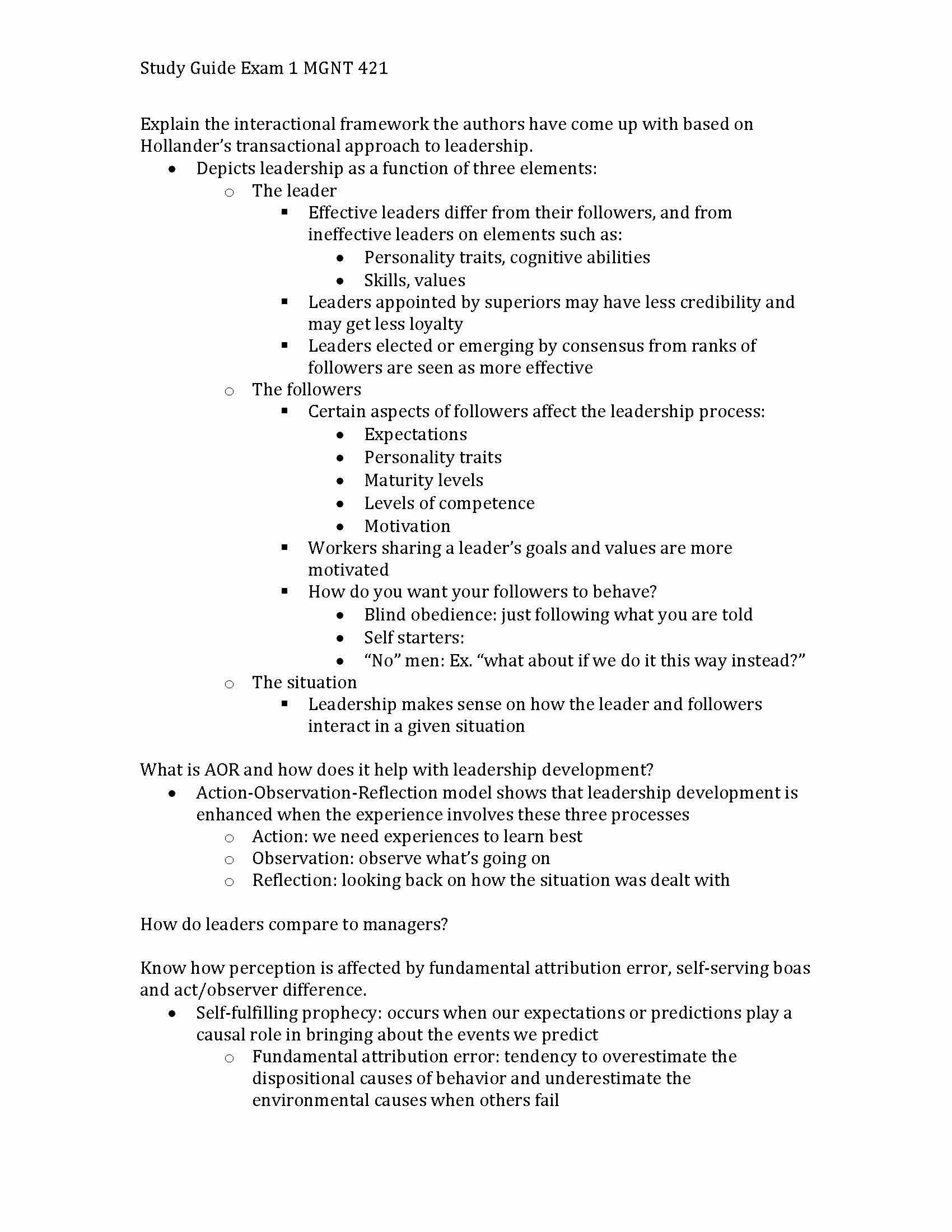 Leadership and Motivation