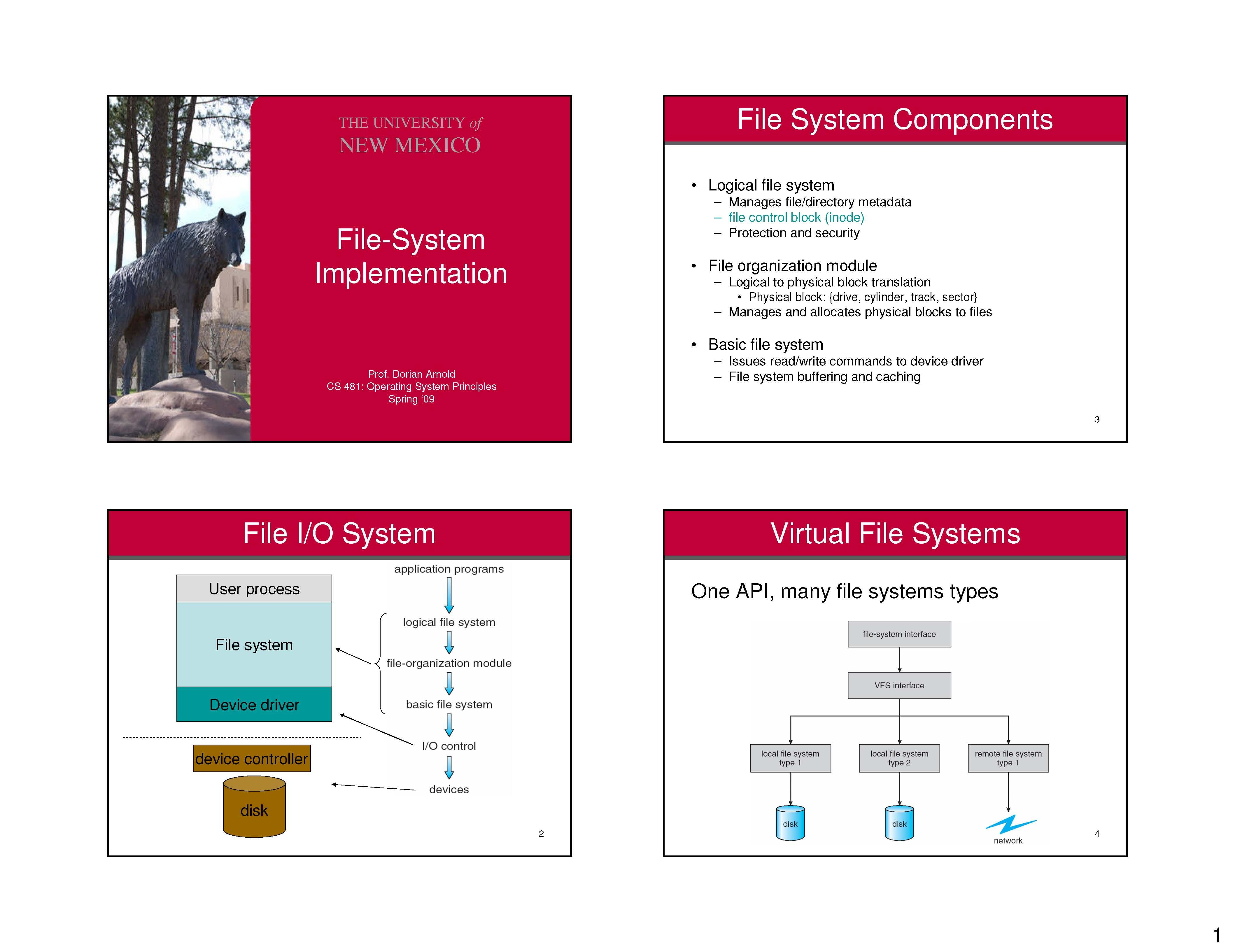 Computer Operating Systems