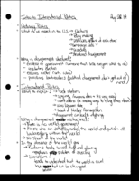 Week 1- Notes for Intro-International Politics 