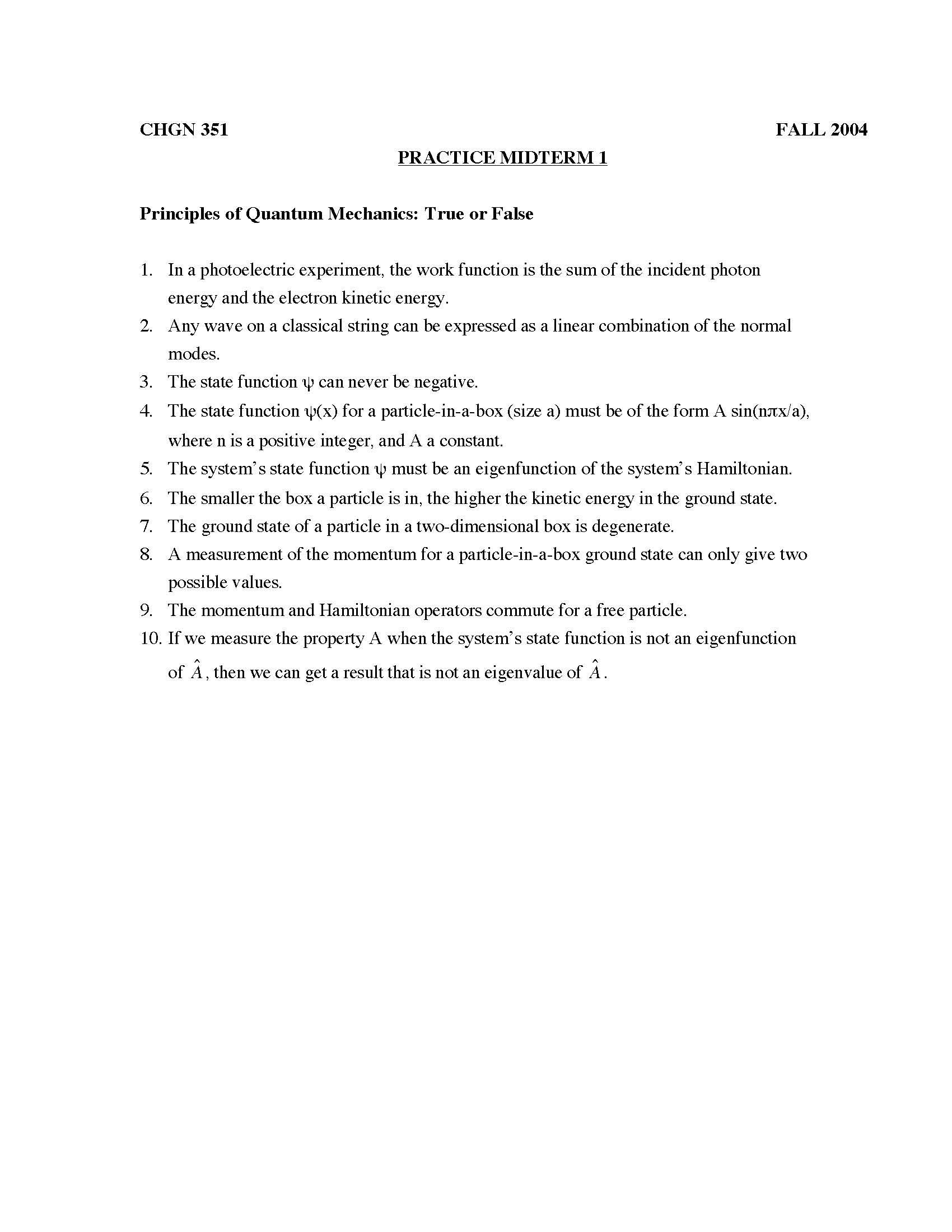 PHYSICAL CHEMISTRY MOLECULAR