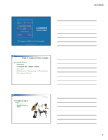 Chapter 8 Lecture: Concepts and Generic Knowledge