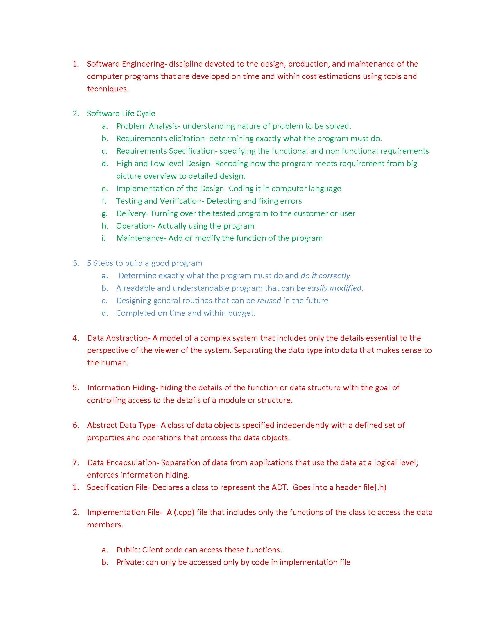 Data Structures Concepts
