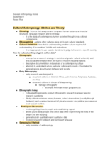 Week 2- Cultural Anthropology 
