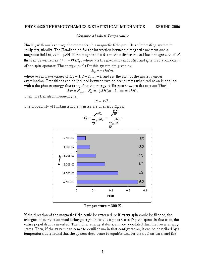 THERMODYN & STAT MECH
