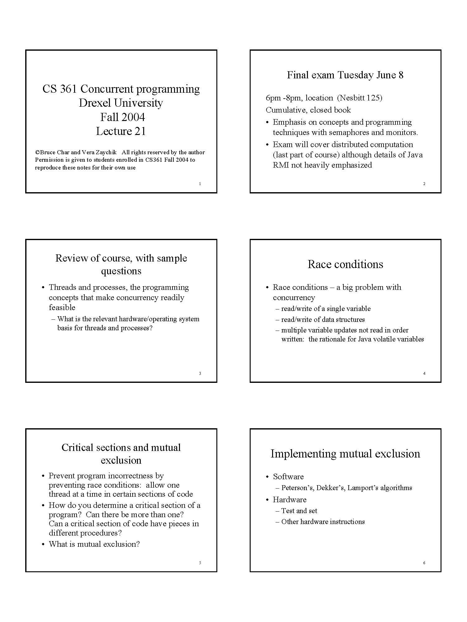 ConcurrentProgramming