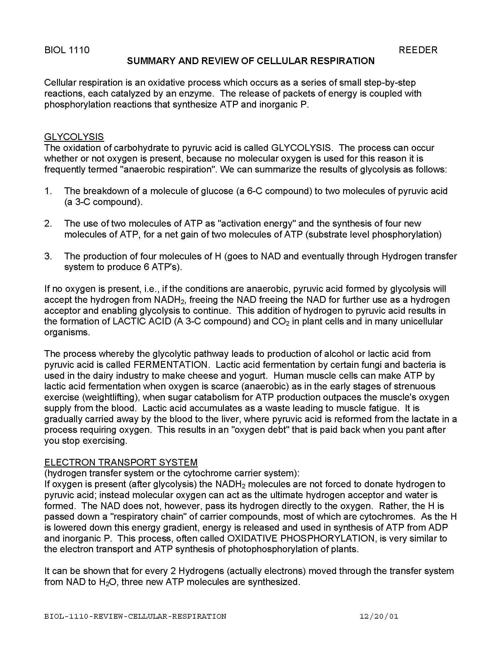 General Biology I LectureLab