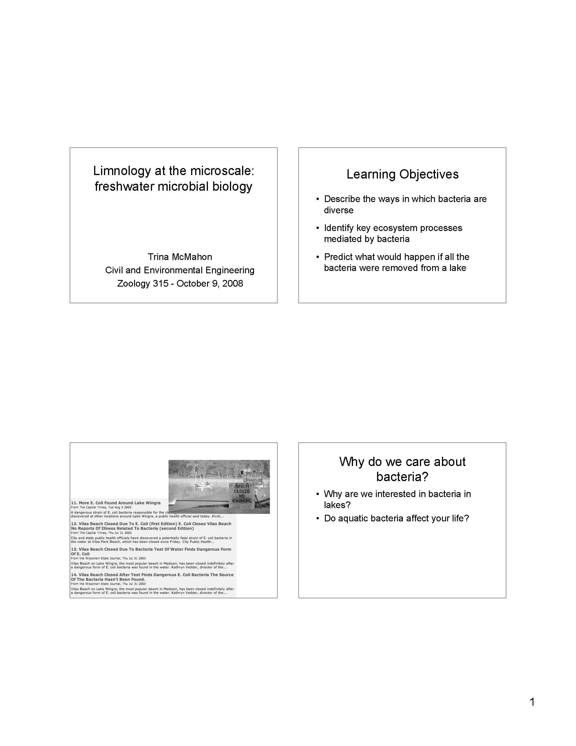 Limnology