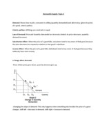 Topic 4: Demand and Supply