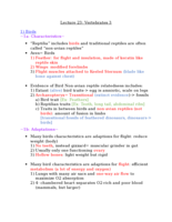 Bio Lecture 23: Vertebrates 3