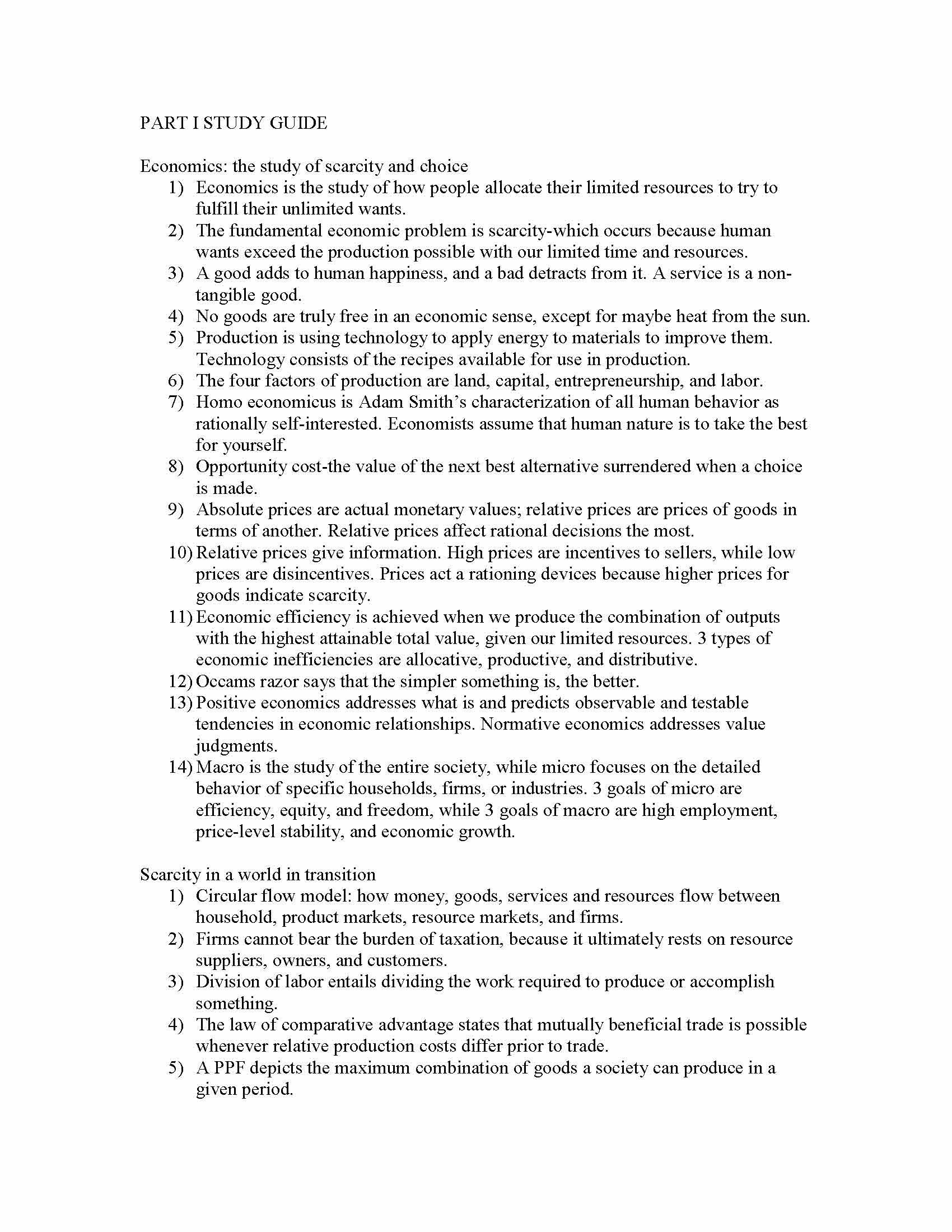 Introduction to Economics