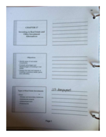 CSM 204- Unit 3- Chapter 17 Lecture Notes