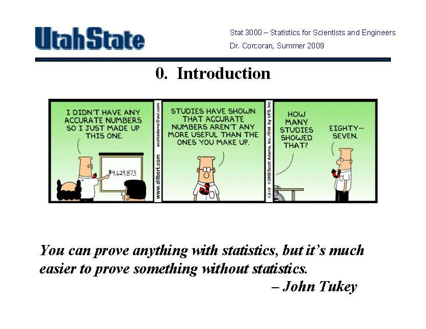 Statistics for Scientists