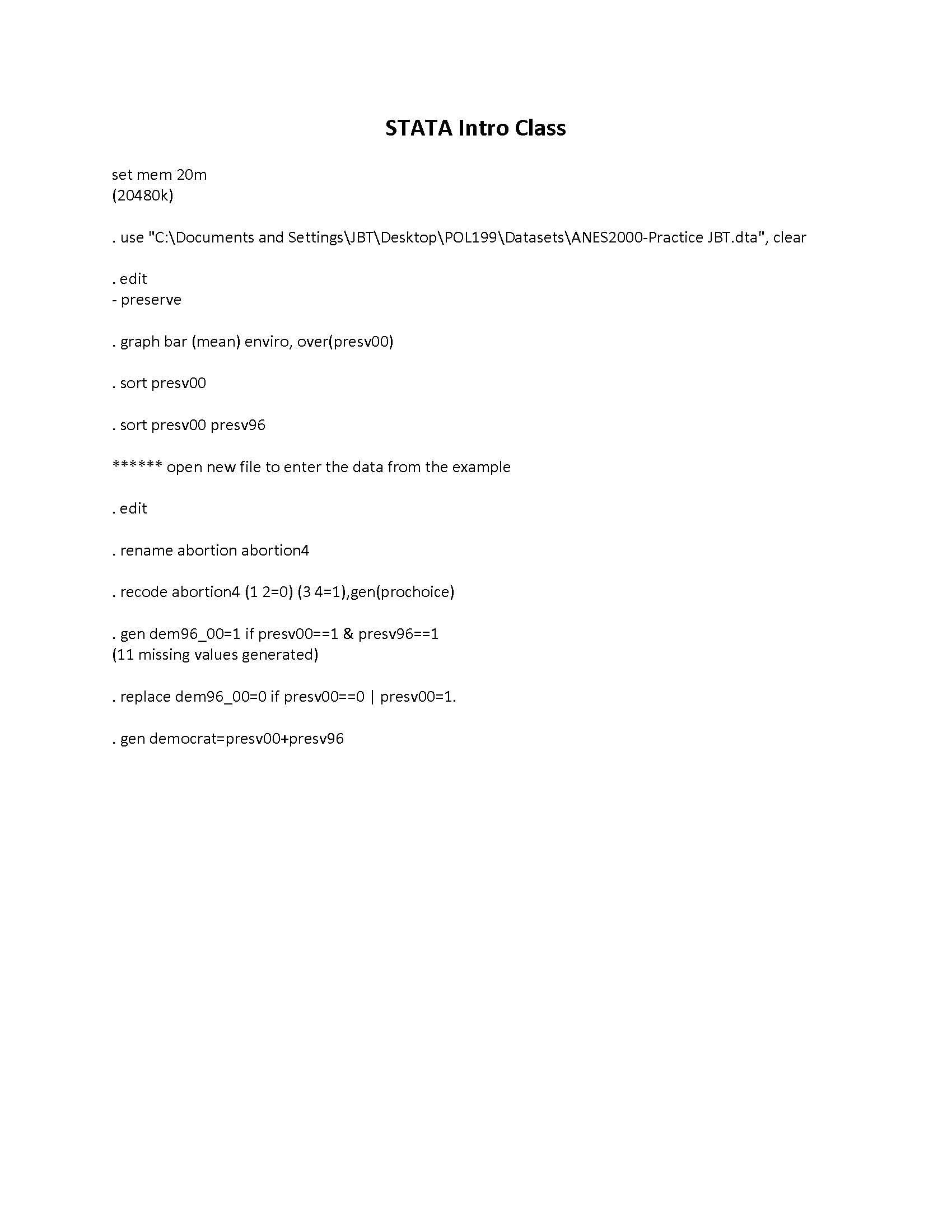 Intro Methods in Pol Science