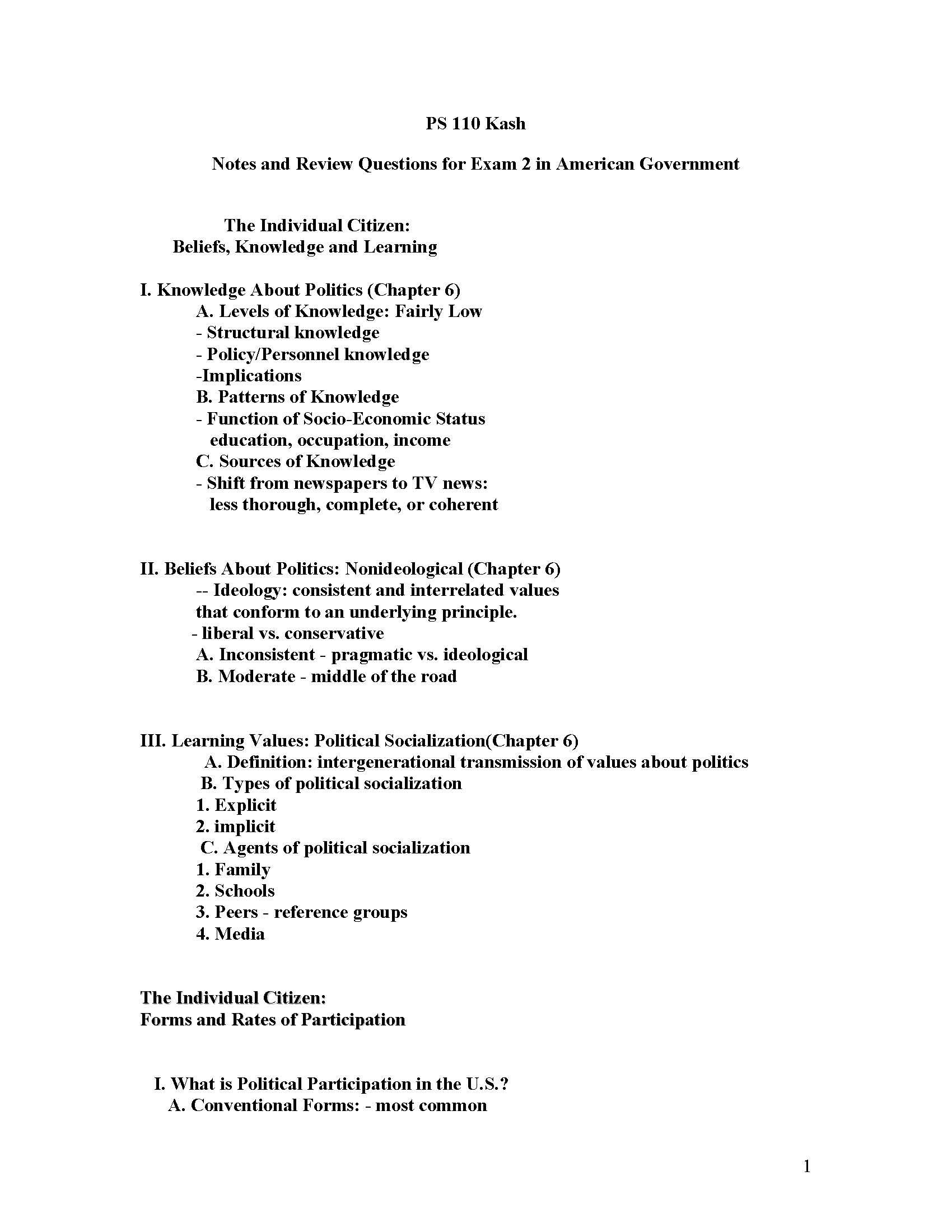 AMERICAN NATIONAL GOVT