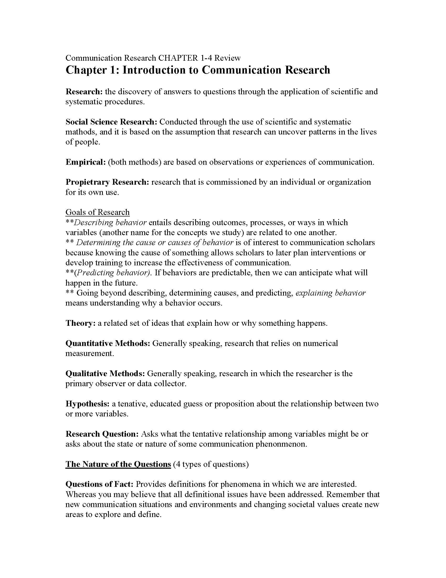 Communication Research