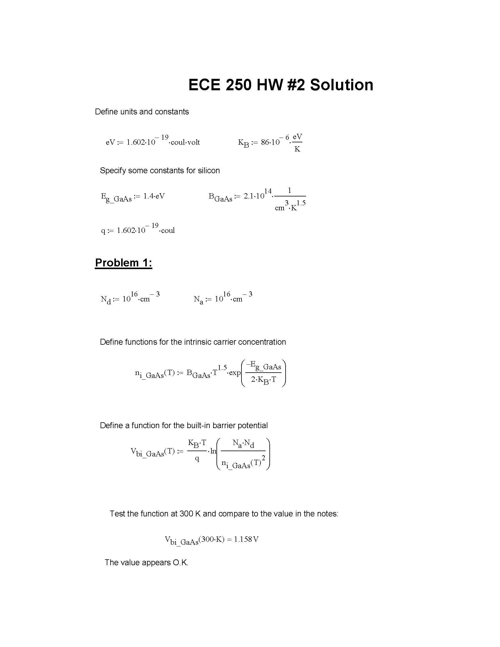 Electronic Device Modeling