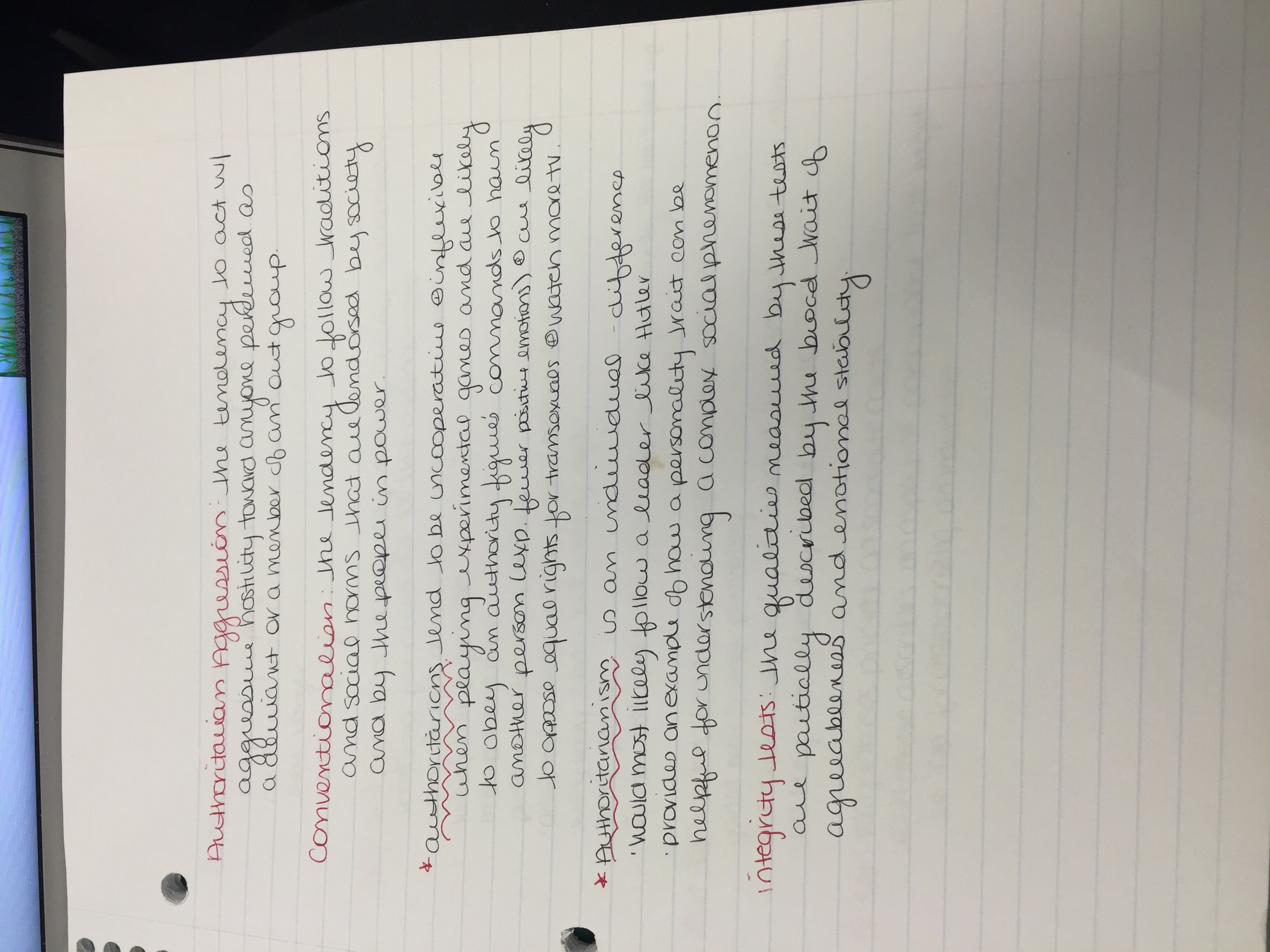 Ch. 5-7 Exam 2 Notes