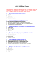 ACC 280 Final Exam (6th Set) 30 Questions.docx