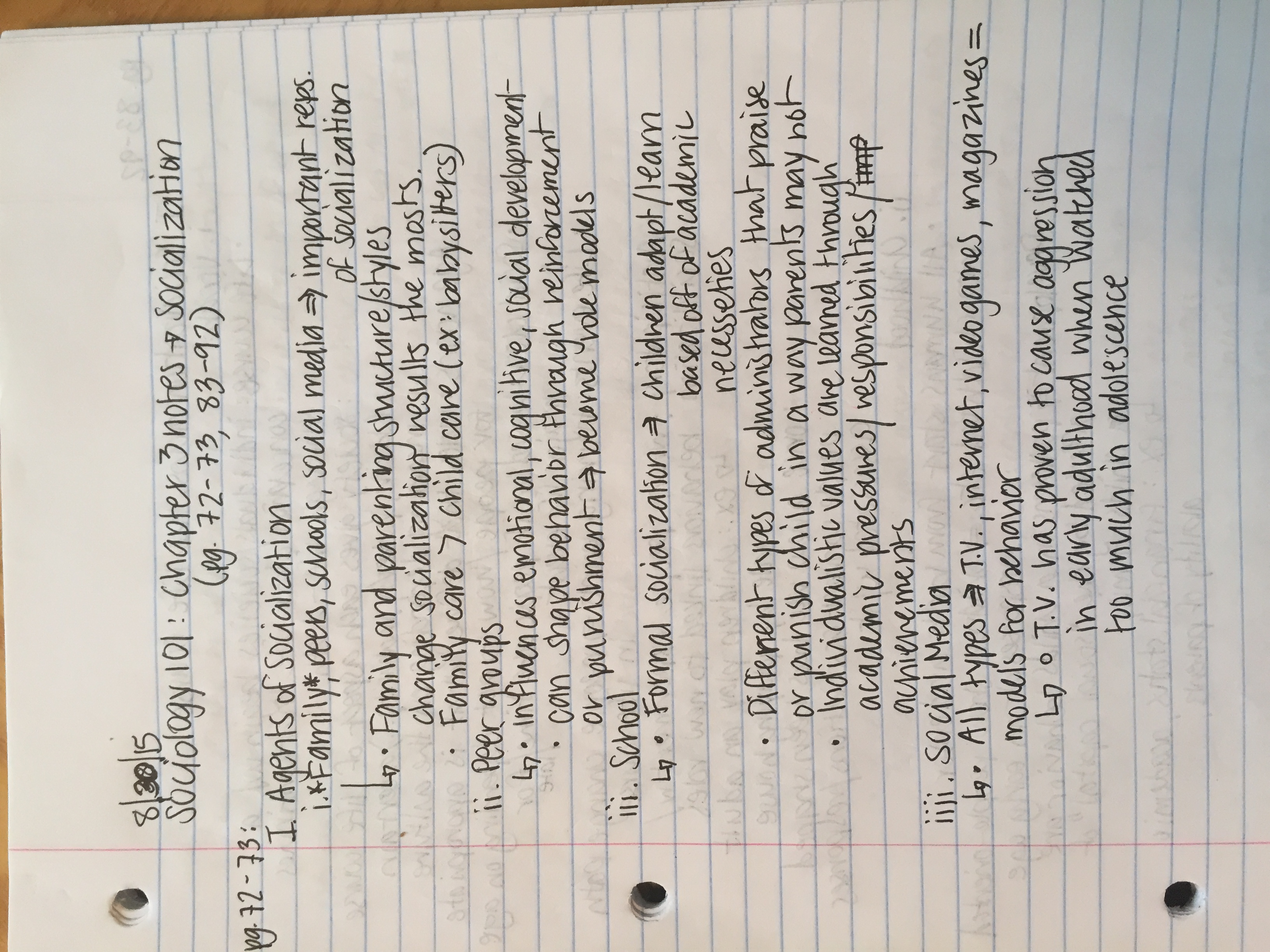 Chapter 3 Notes 