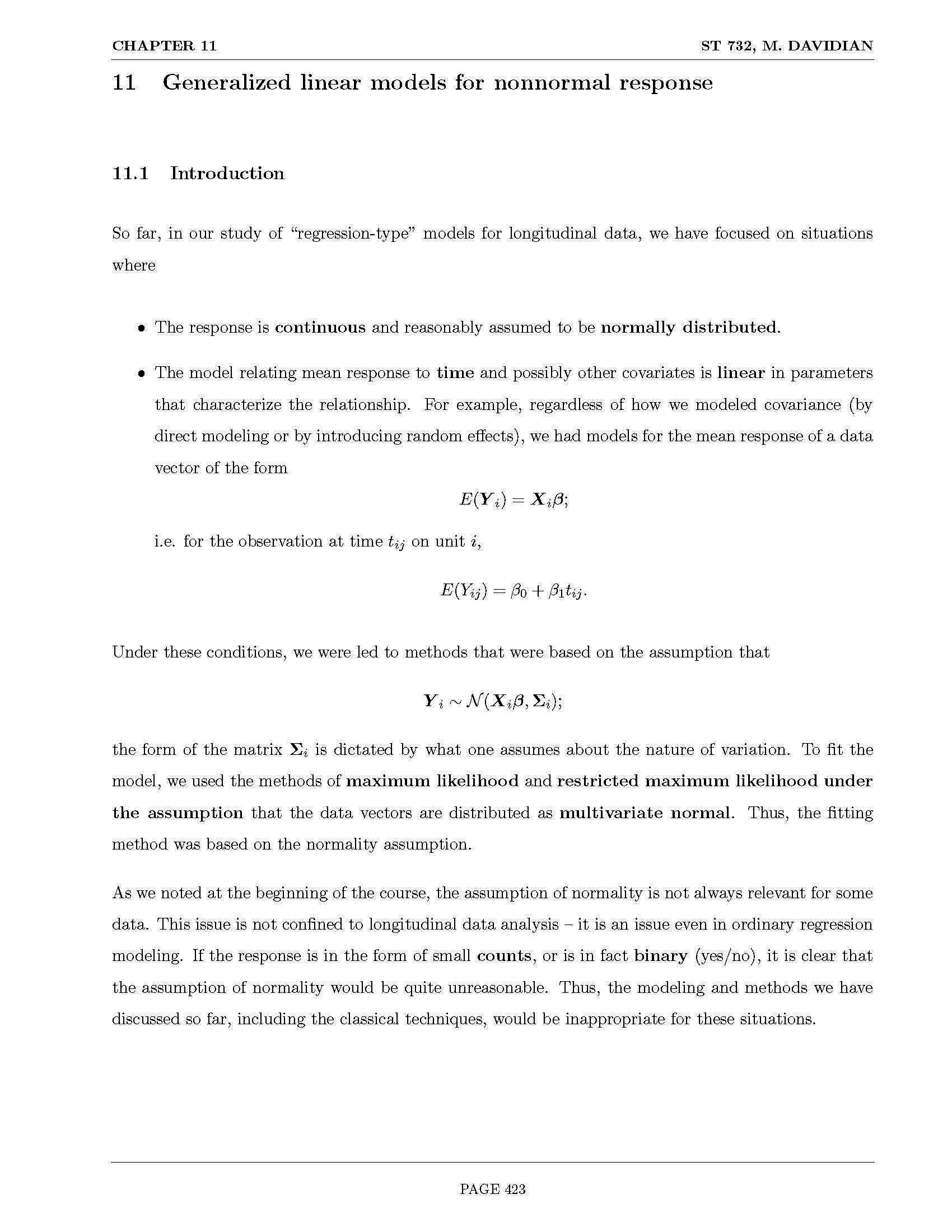 Applied Longitudianal Data Analysis