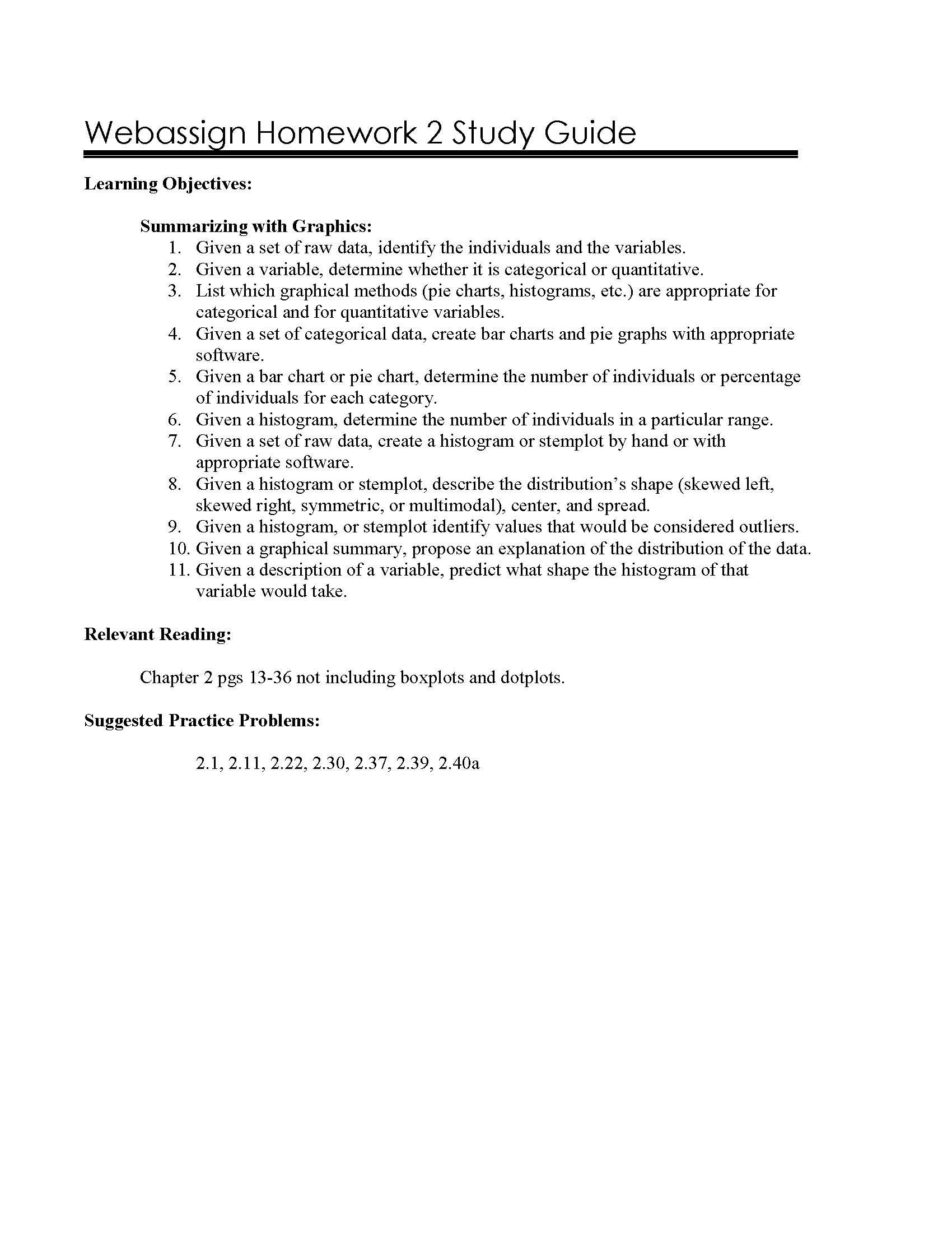 Introduction to Statistics