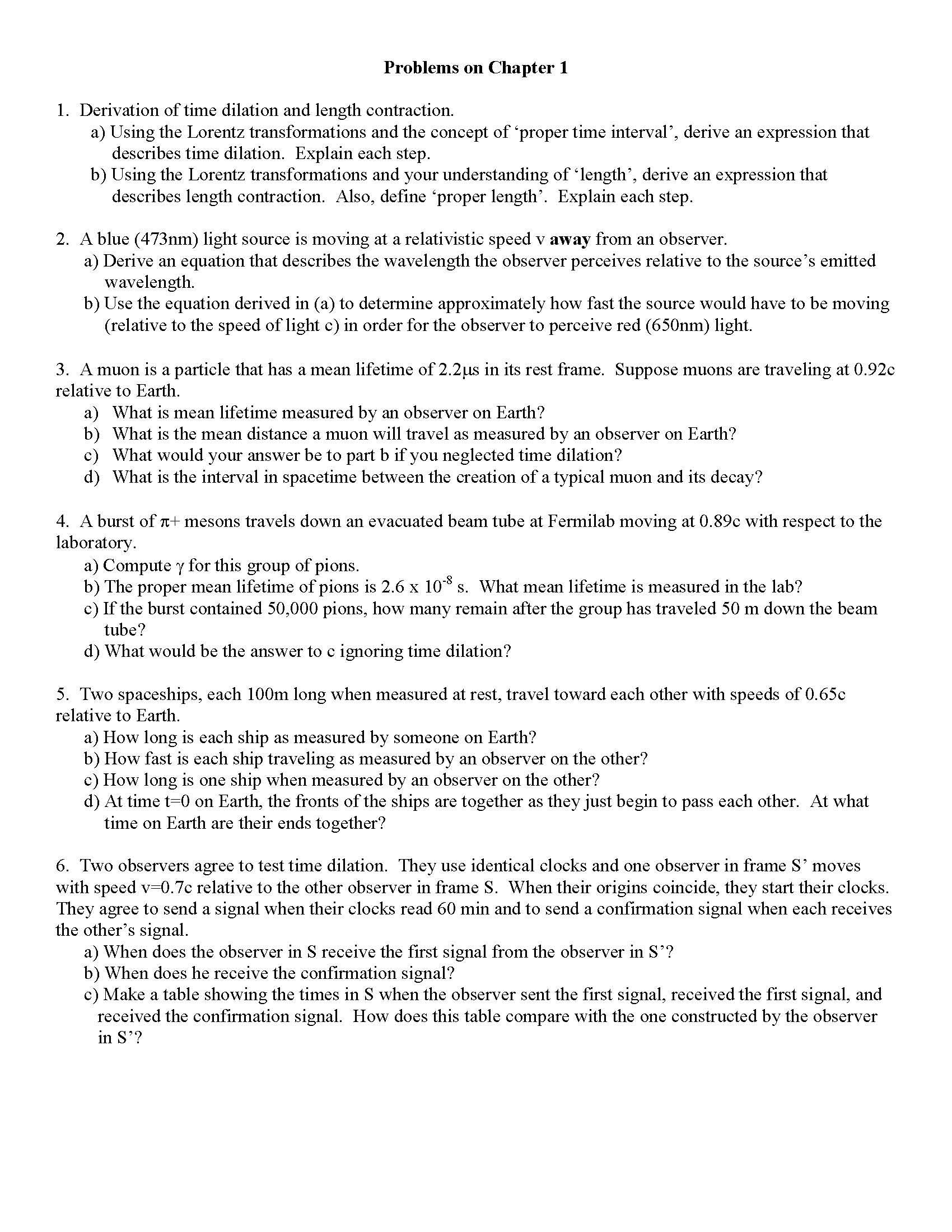 Intro to Modern Physics