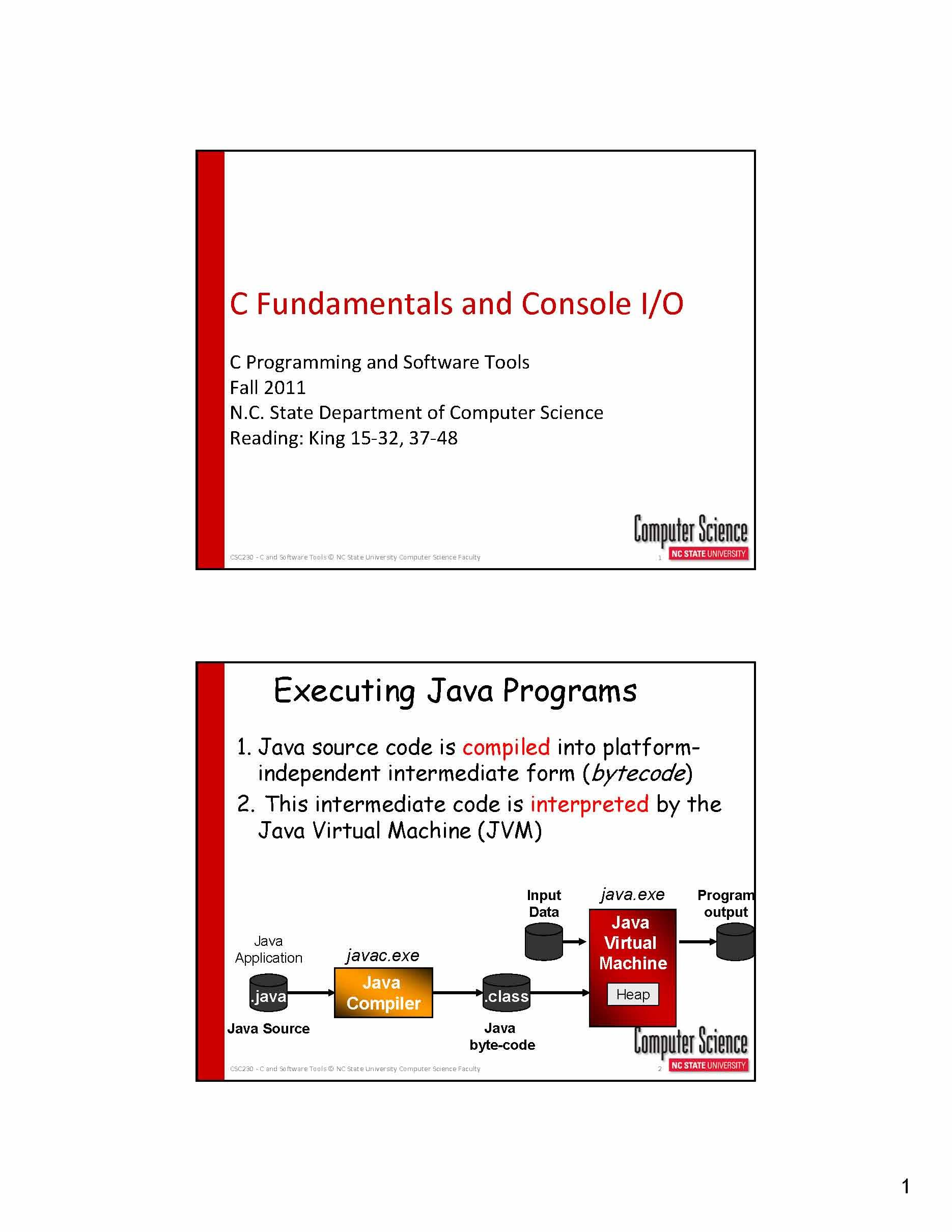 C and Software Tools