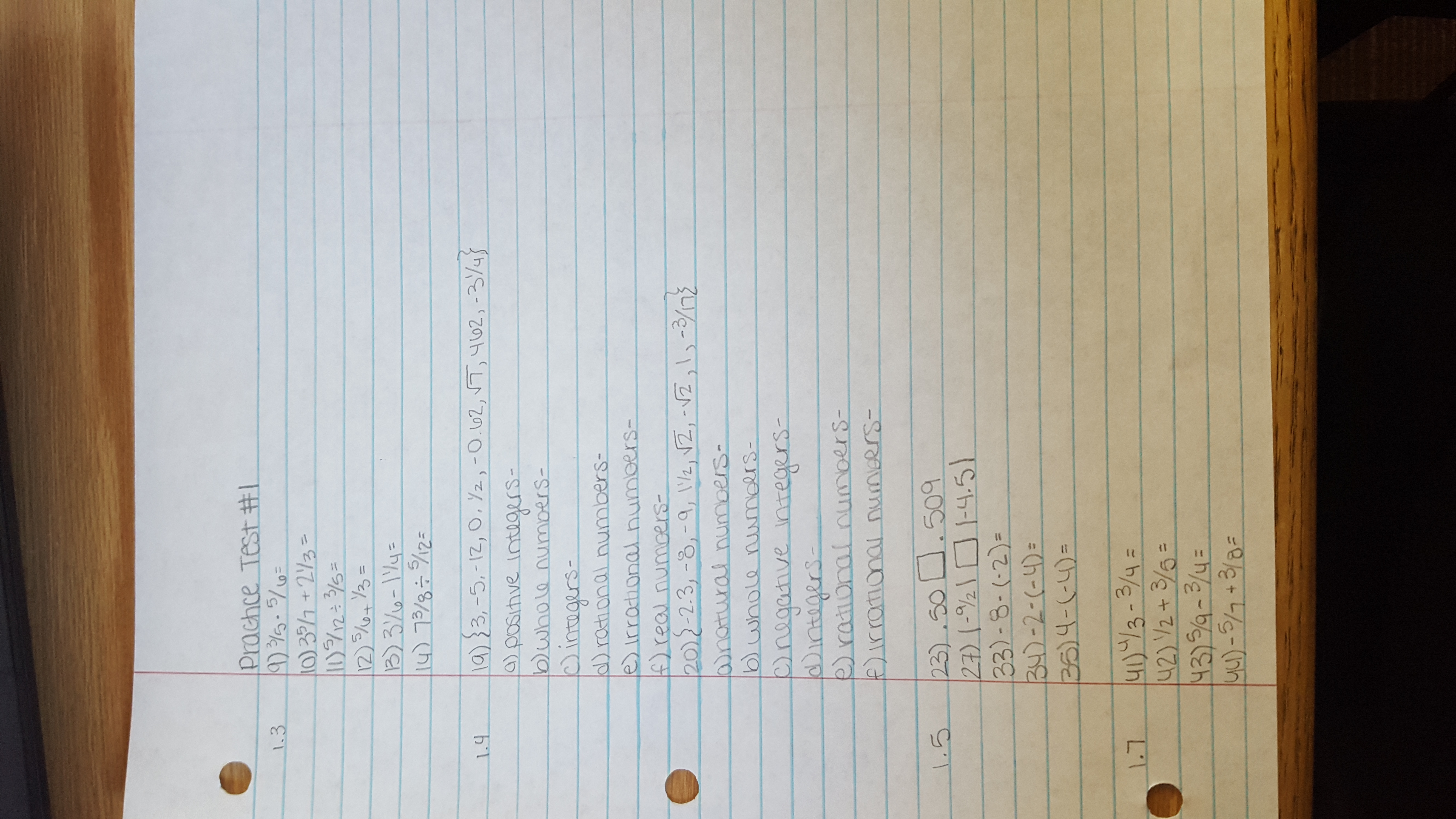 Chapter 1 Practice Test