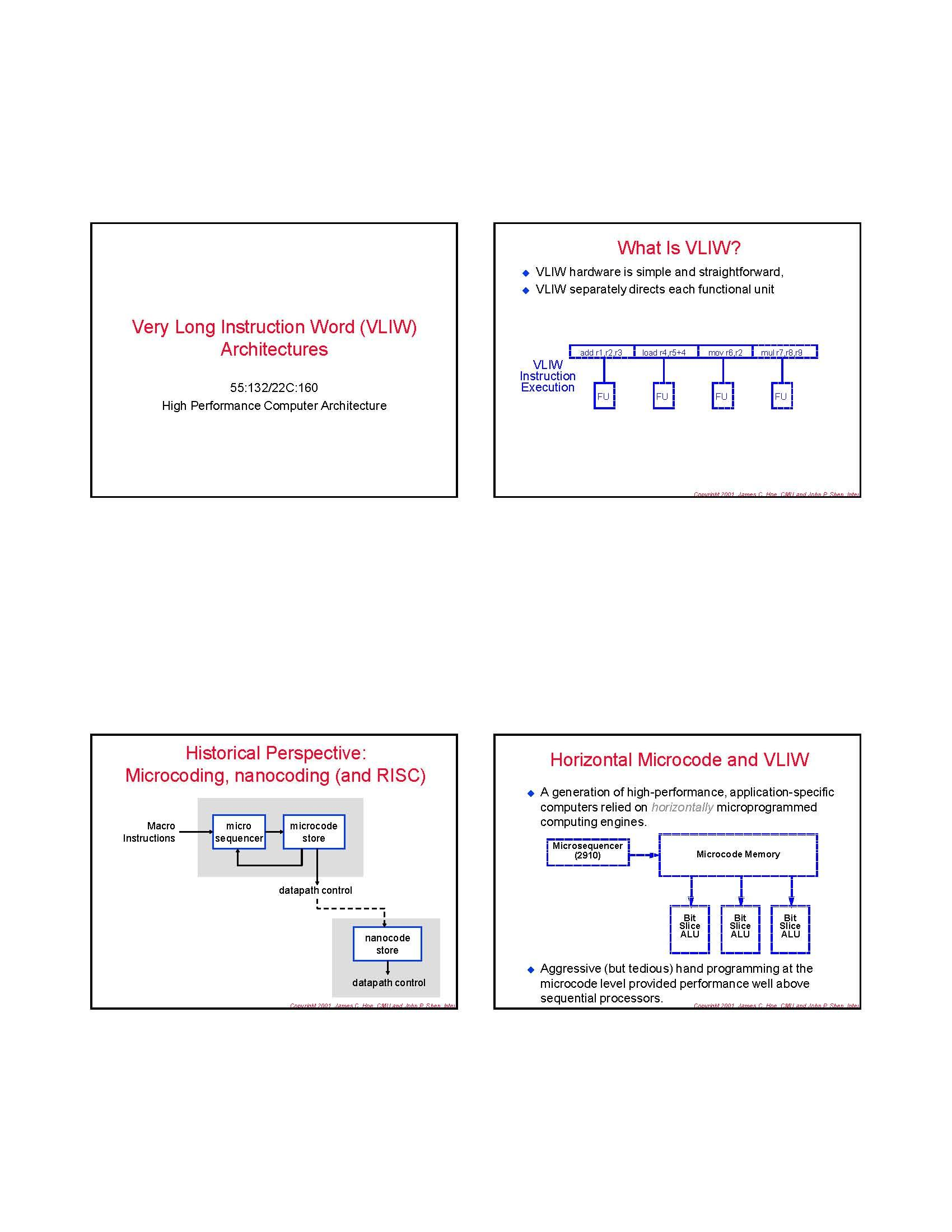 High Performance Computer Architecture