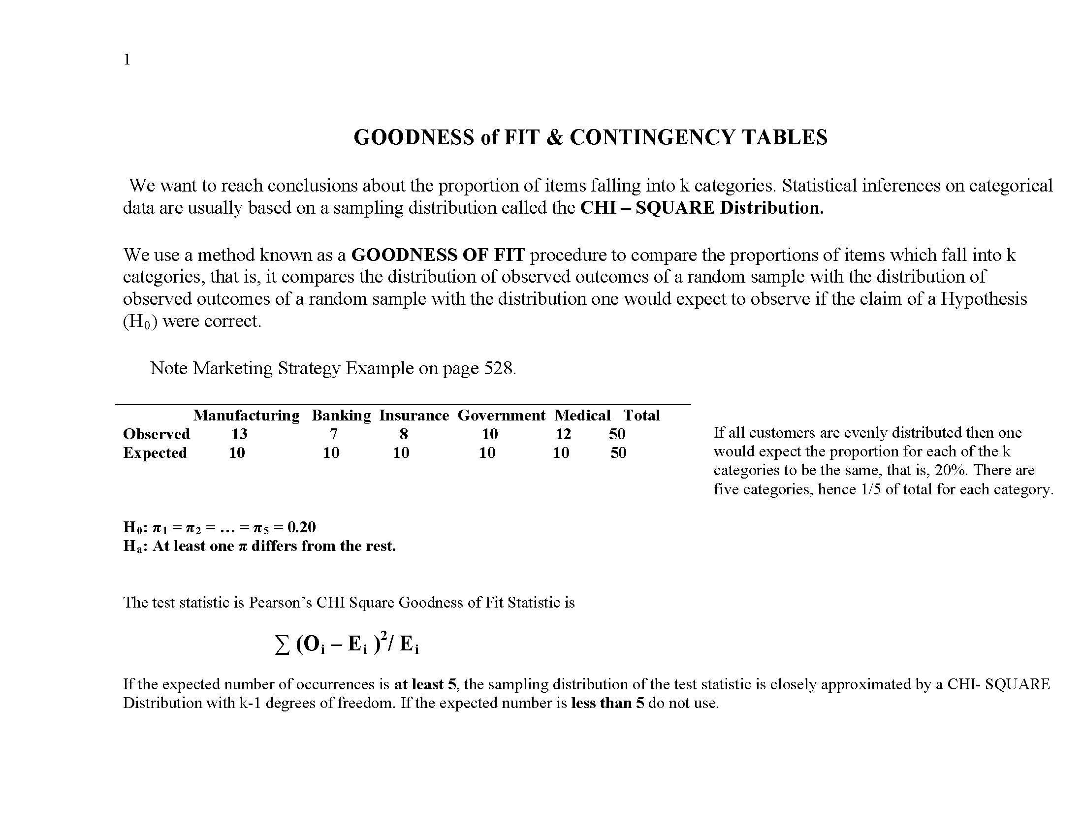 BUSINESS STATISTICS II