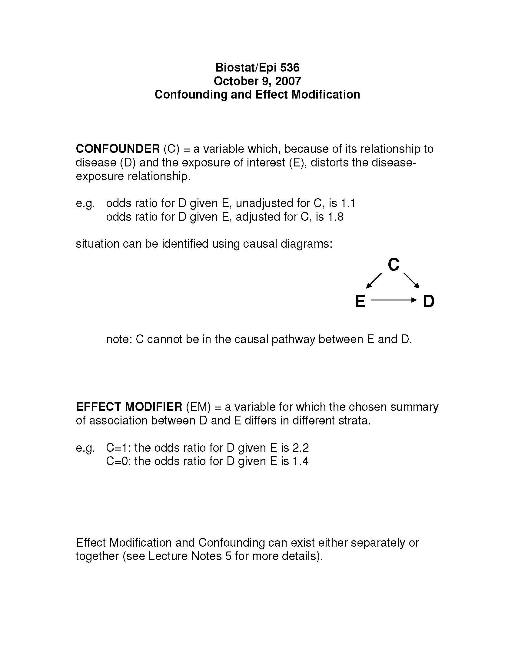 CAT ANALYSIS EPIDEM