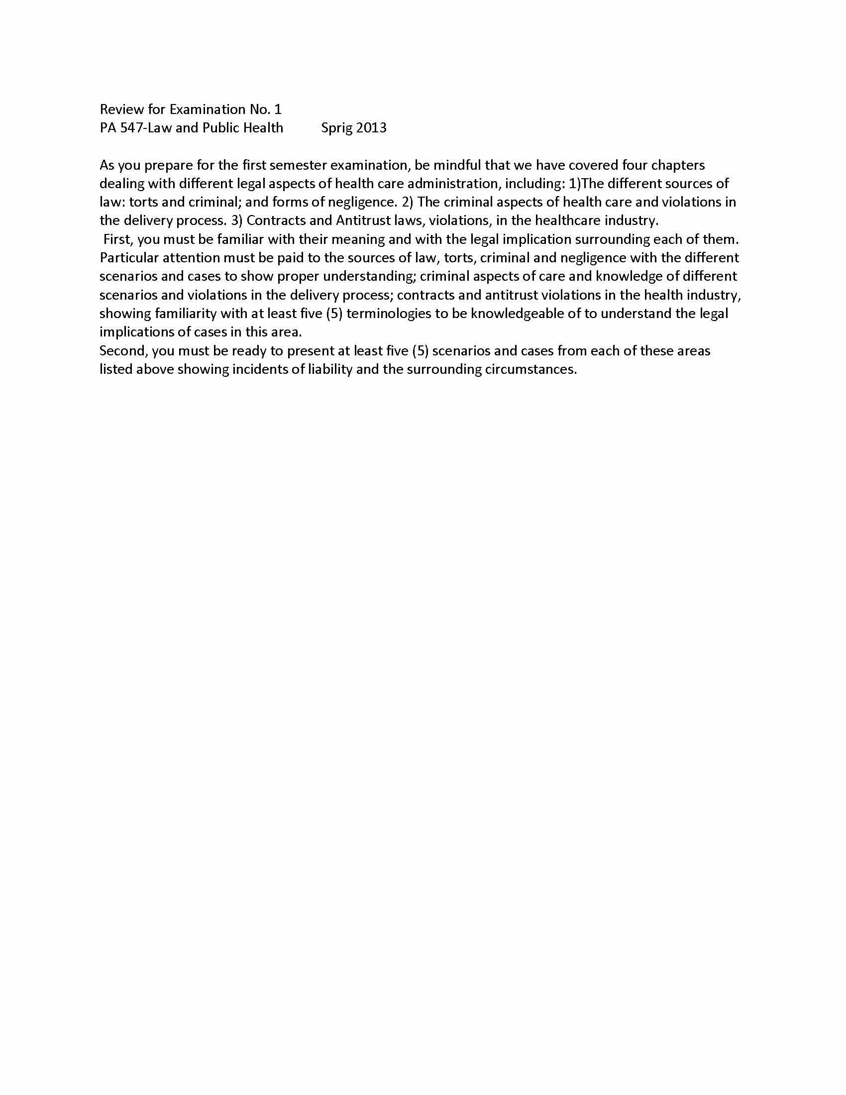 Law and Public Health