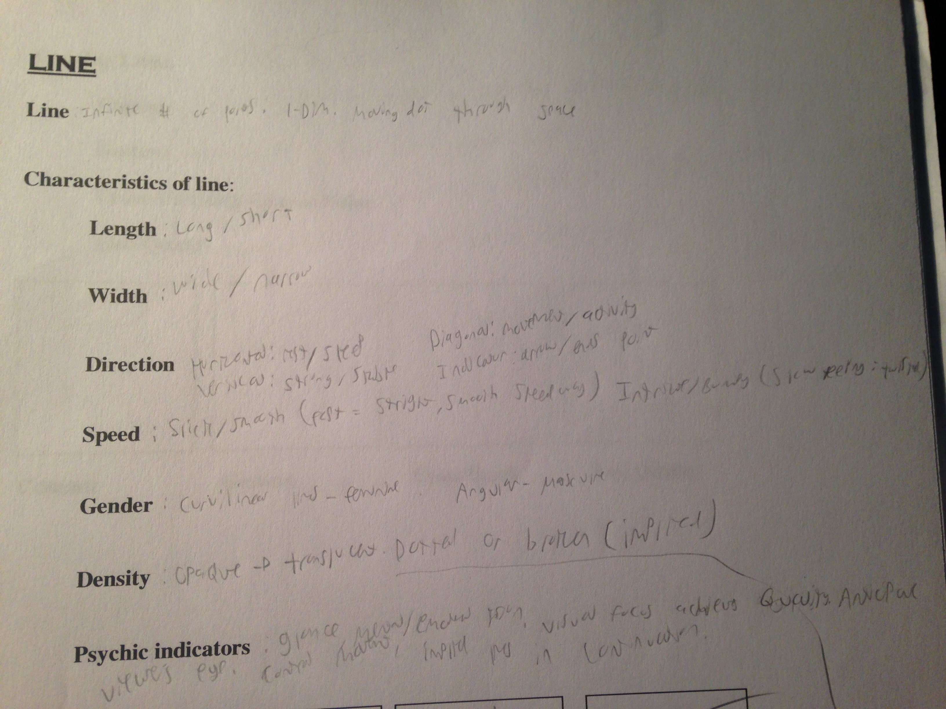 Line, Mass, Perspective, Texture, and Volume