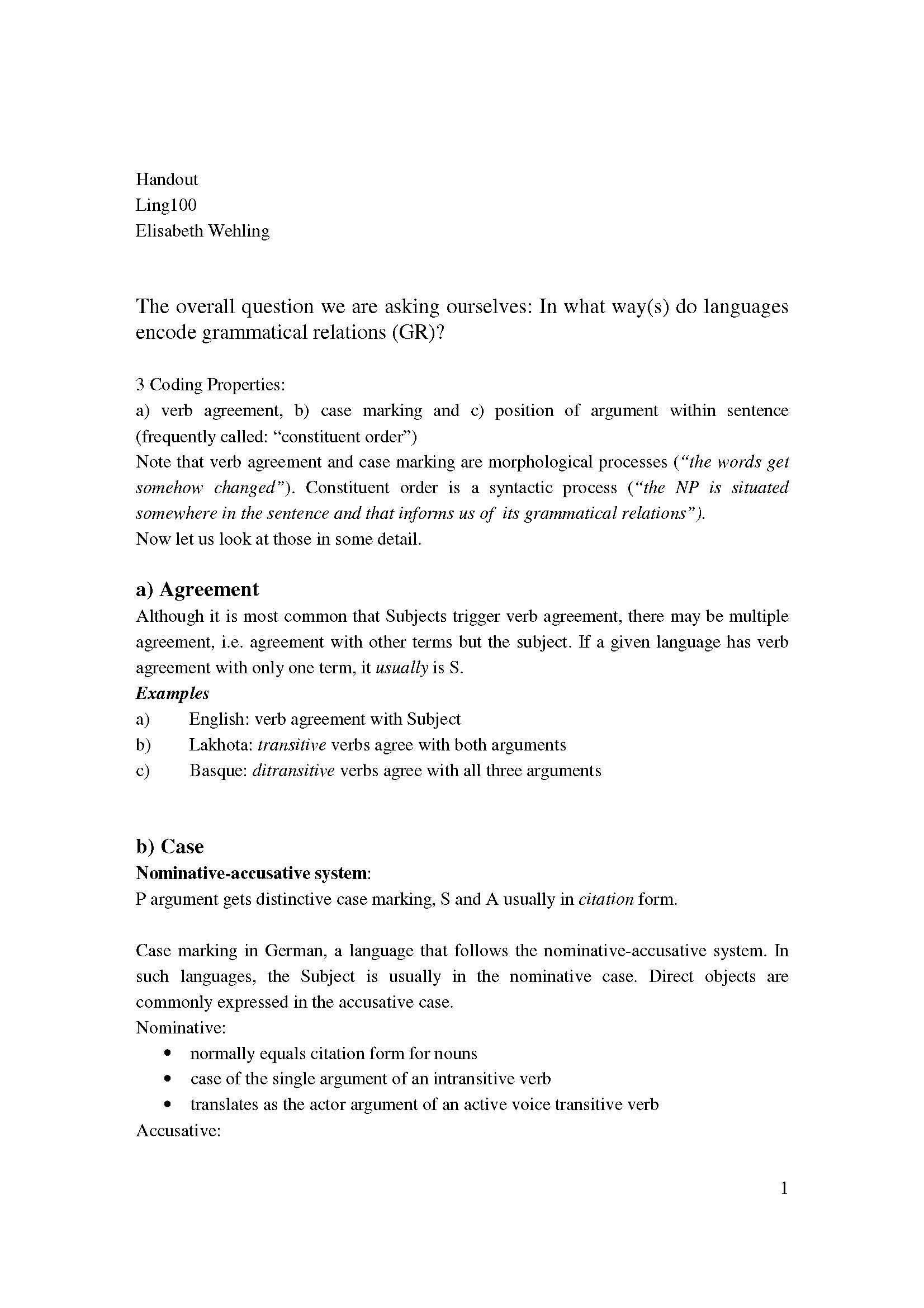 Introduction to Linguistic Science